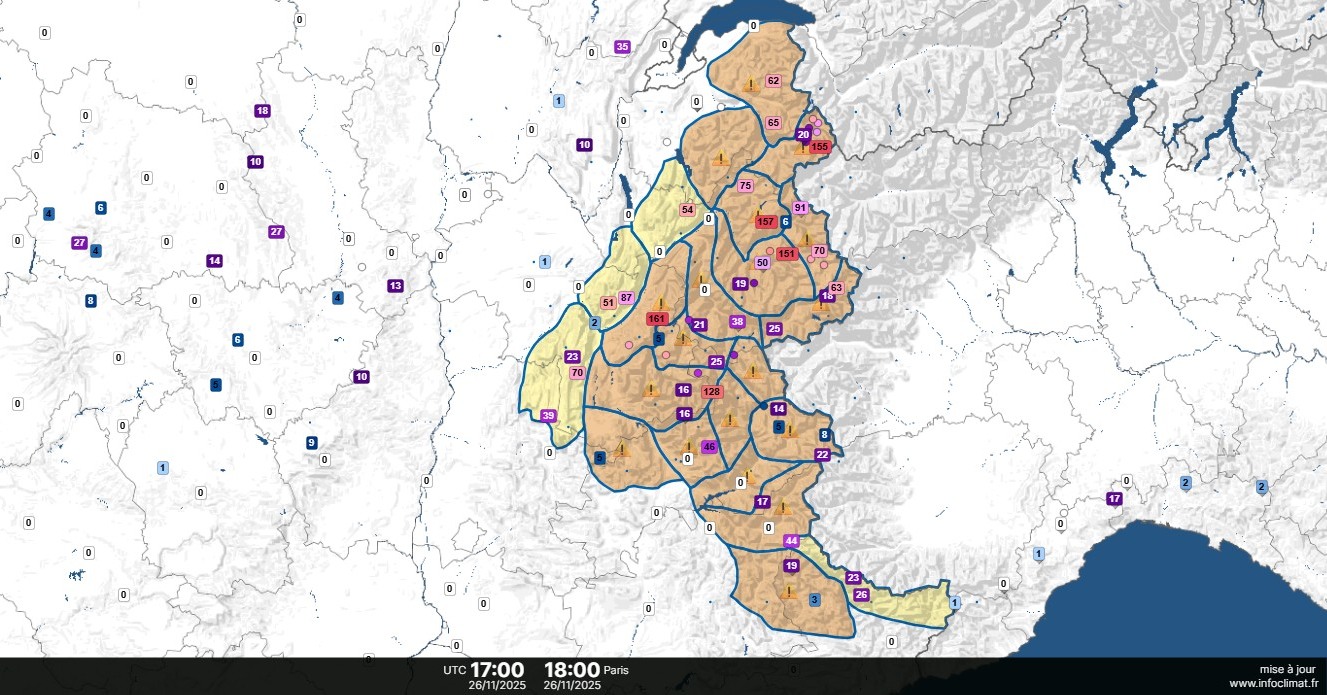 2000m Fin le 26 novembre 2025 à 7:02 PM Les chutes de neige de ces derniers jours ...